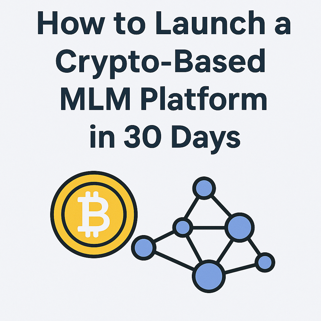 How to Launch a Crypto-Based MLM Platform in 30 Days